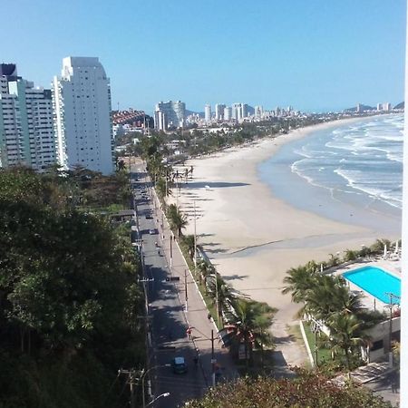 Apartamento Frente Para O Mar ,50 M Da Praia , Ar Condicionado Todos Quartos Guarujá Exteriér fotografie