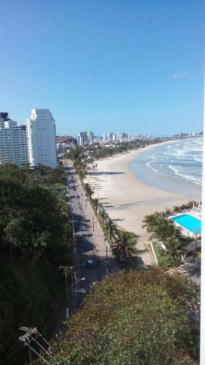 Apartamento Frente Para O Mar ,50 M Da Praia , Ar Condicionado Todos Quartos Guarujá Exteriér fotografie